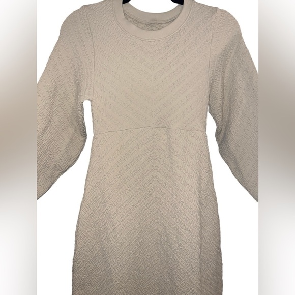 NWOT Free People Gabby Midi Crew Dress Cream Ivory Keyhole Back X-Small / Small - Picture 8 of 12